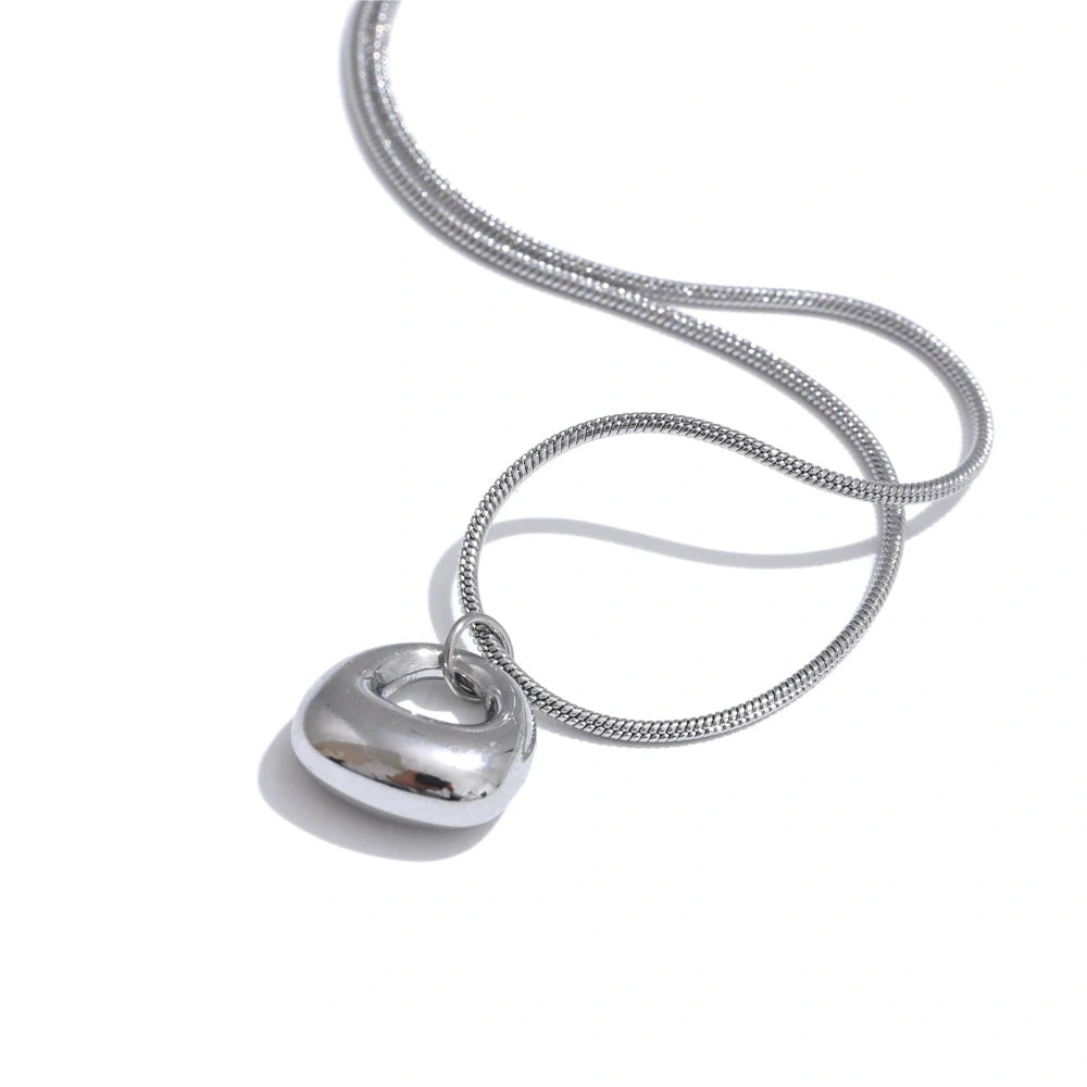 Minimalist Stainless Steel Geometric Cute Small Bag Necklace Gold PVD Plated Fashion Pendant Jewelry for Women Wholesale by PoisedMe