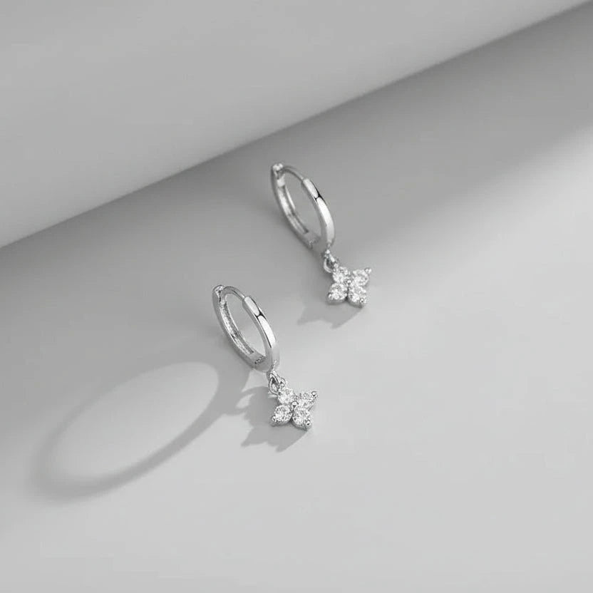 925 Sterling Silver Leaf Earrings For Women Hypoallergenic Trendy Jewelry Gift by PoisedMe