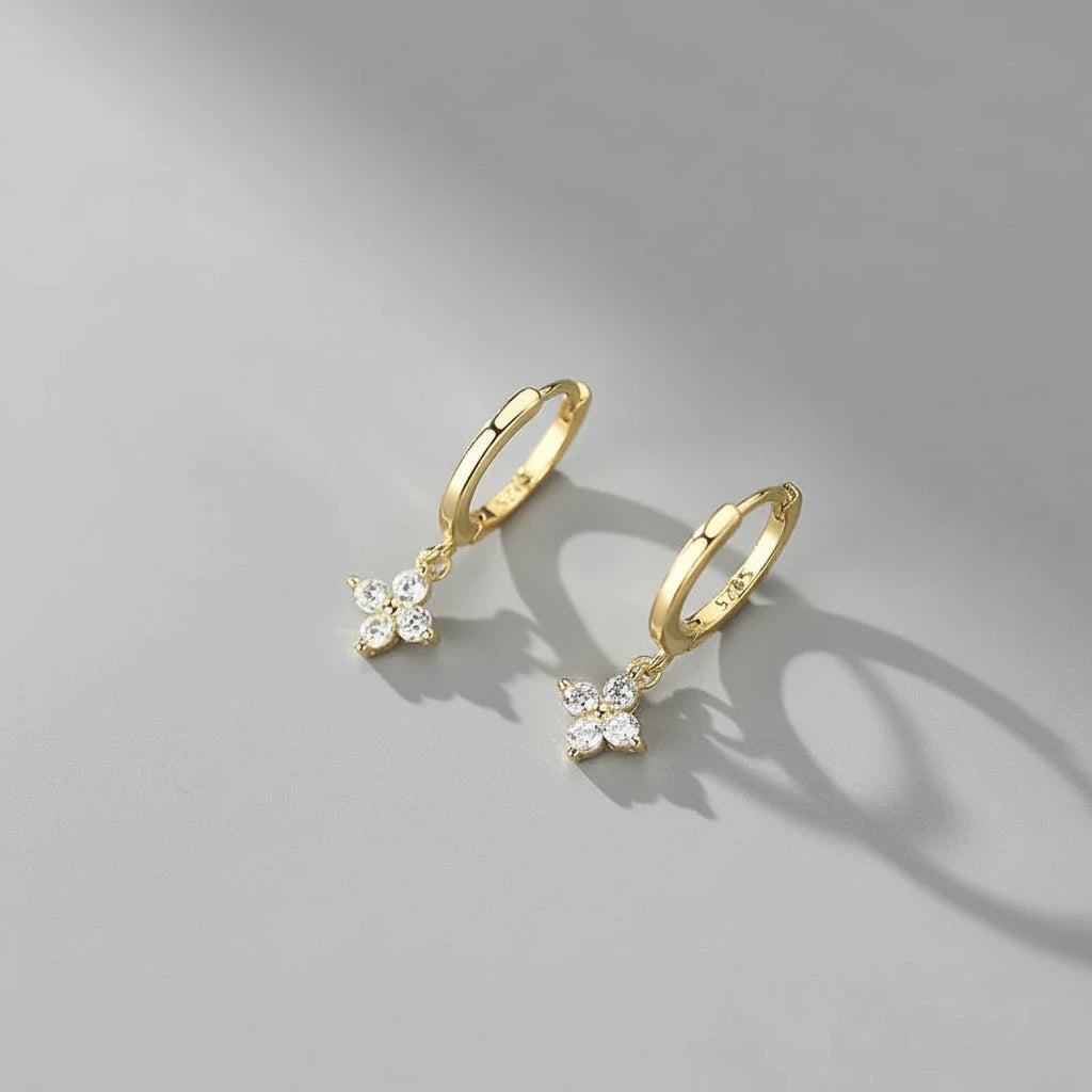 925 Sterling Silver Leaf Earrings For Women Hypoallergenic Trendy Jewelry Gift by PoisedMe