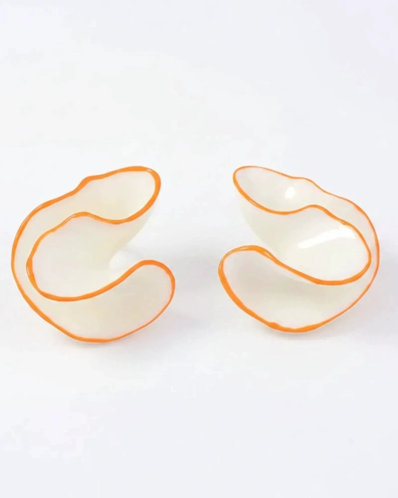 Acrylic Geometric Conch Stud Earrings For Women Large Statement Jewelry by Poised Me Jewelry Studio